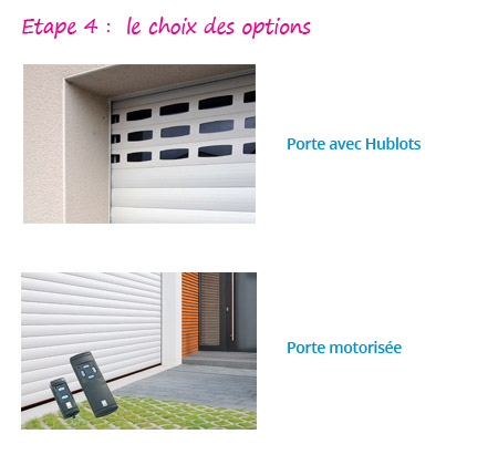 Porte de garage à enroulement : Hublots - Motorisé
