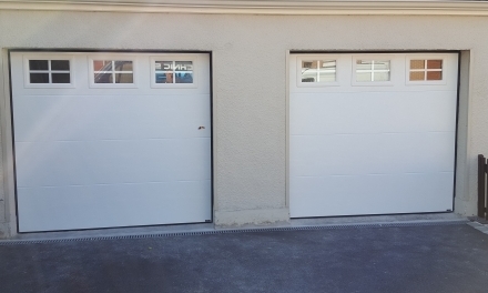 Pose de Porte de garage sectionnelle