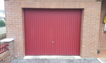 Porte de garage sectionnelle refoulement plafond - Le Cateau Cambresis 59