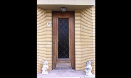 Porte d'entrée PVC Gris Anthracite - Trith St Leger 59