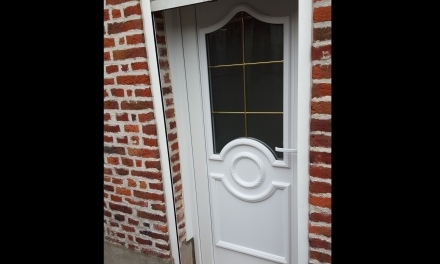 Porte d'entrÃ©e PVC Blanc - Thenelle 02